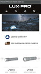 Mobile Screenshot of luxproflashlights.com